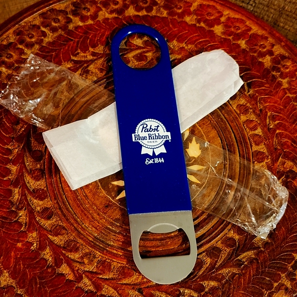 Pabst Blue ribbon bar key opener